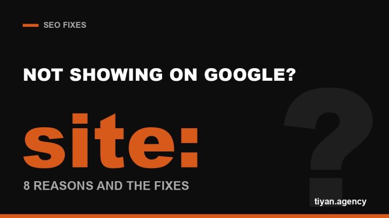 Why Your Website Isn’t Showing Up on Google (8 Fixes)