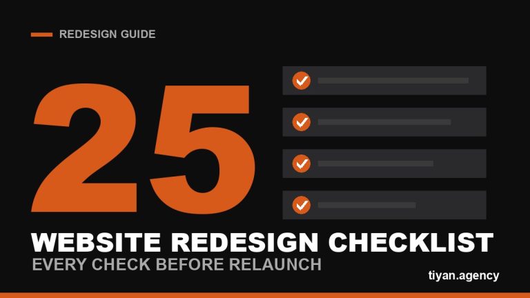 Website Redesign Checklist: 25 Things to Get Right
